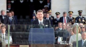 Ronald Reagan's inaugural address 1981