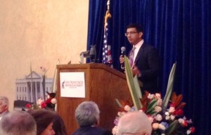 Keynote speaker Dinesh d'Souza