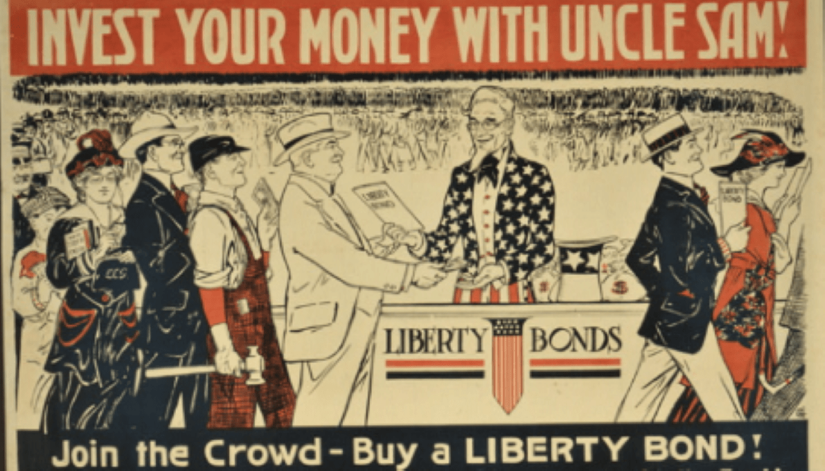 WWI Poster about Liberty Bonds