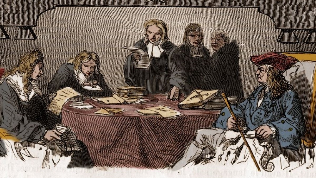 Engraving of The Black Cabinet